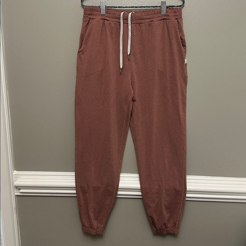 Vuori boyfriend joggers in terracotta Sz M - Picture 3 of 7